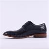 Tommy Bowe Toe Cap Dress Shoe - Navy Leather